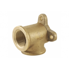 Spartan PVC Bracket Elbow 15mm Brass DR - EBPVC15